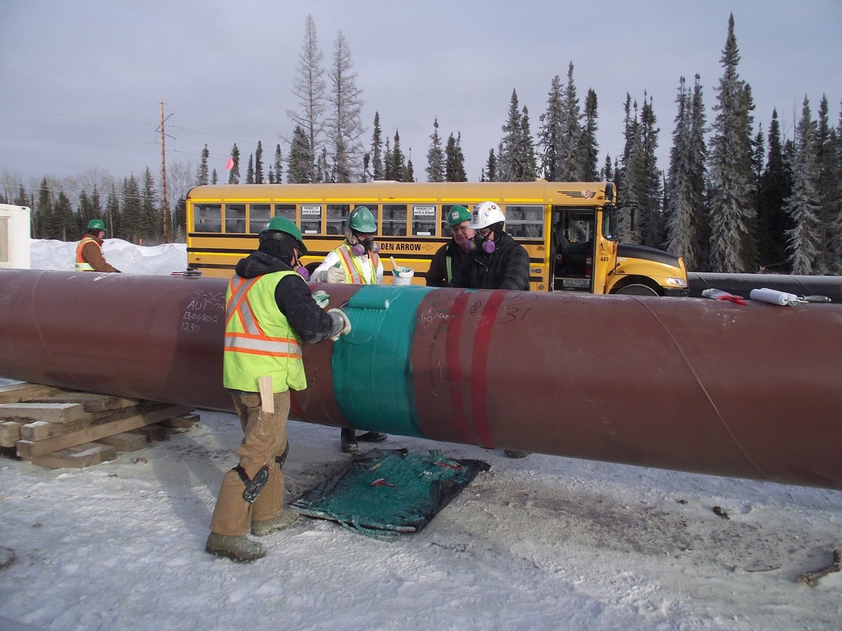 Reference photograph: Coating crew applying epoxy coating (1200).jpg