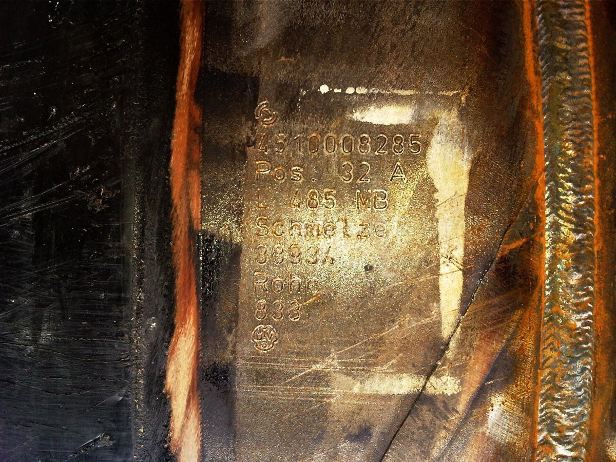 Reference photograph: Pipeline Rohr DN1000 spiralgeschweisst mit Schweissnaht.jpg
